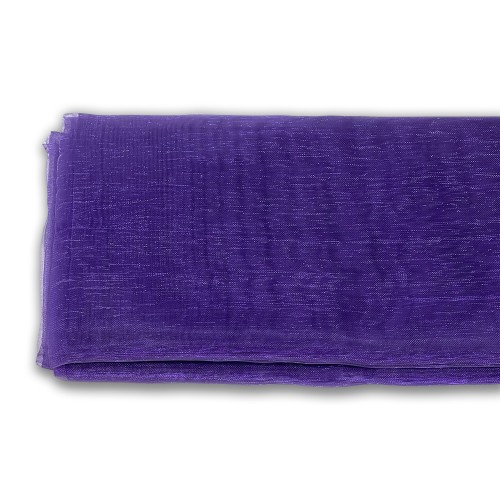 Purple organza fabric